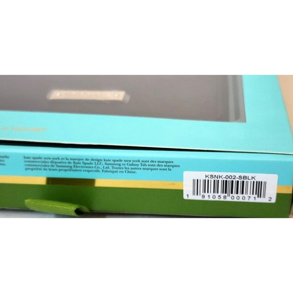 Kate Spade Samsung Galaxy Tab A Nook Folio Case Black NEW in Package - Picture 4 of 8